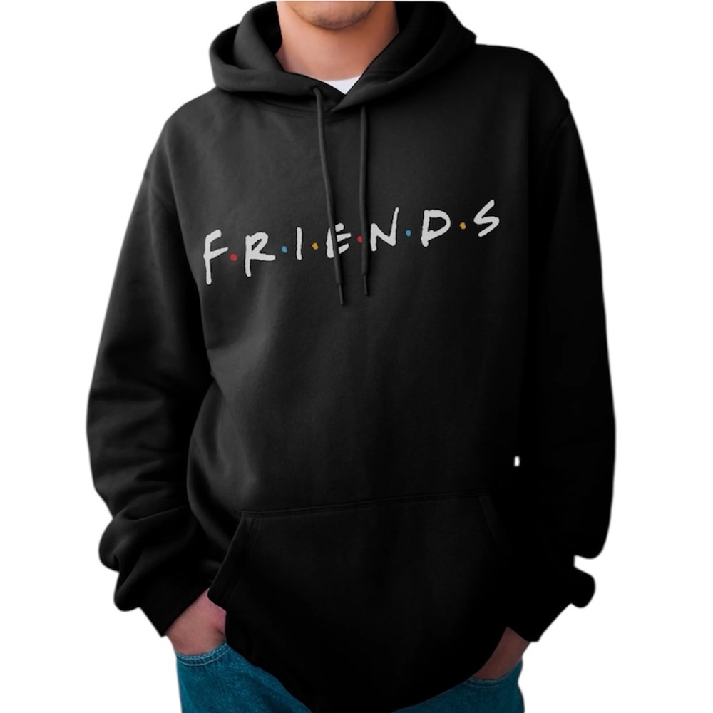 FRIENDS TV Show Graphic Hoodie - Black - XXL